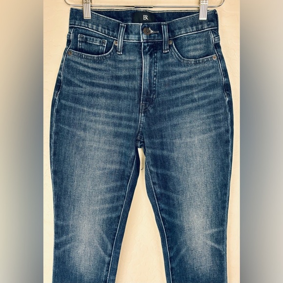 Banana Republic Dark Wash Blue Denim Classic High Rise‎ Skinny Jeans 26 0640 - Picture 2 of 8